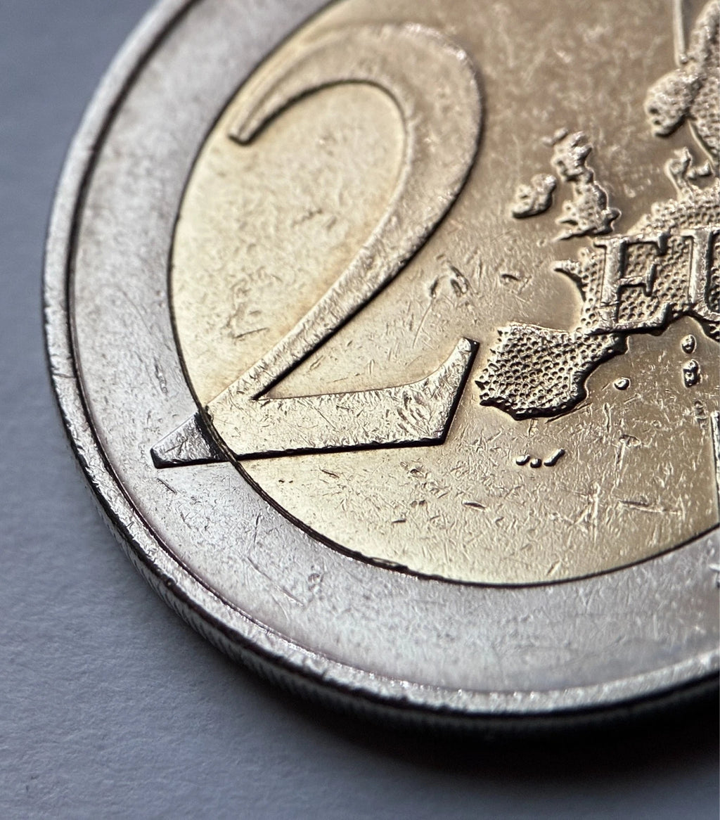 2 Euro 2012 | Estland | 10 Jahre Einführung des Euro (WWU) | Bi-Metall Gedenkmünze | schön