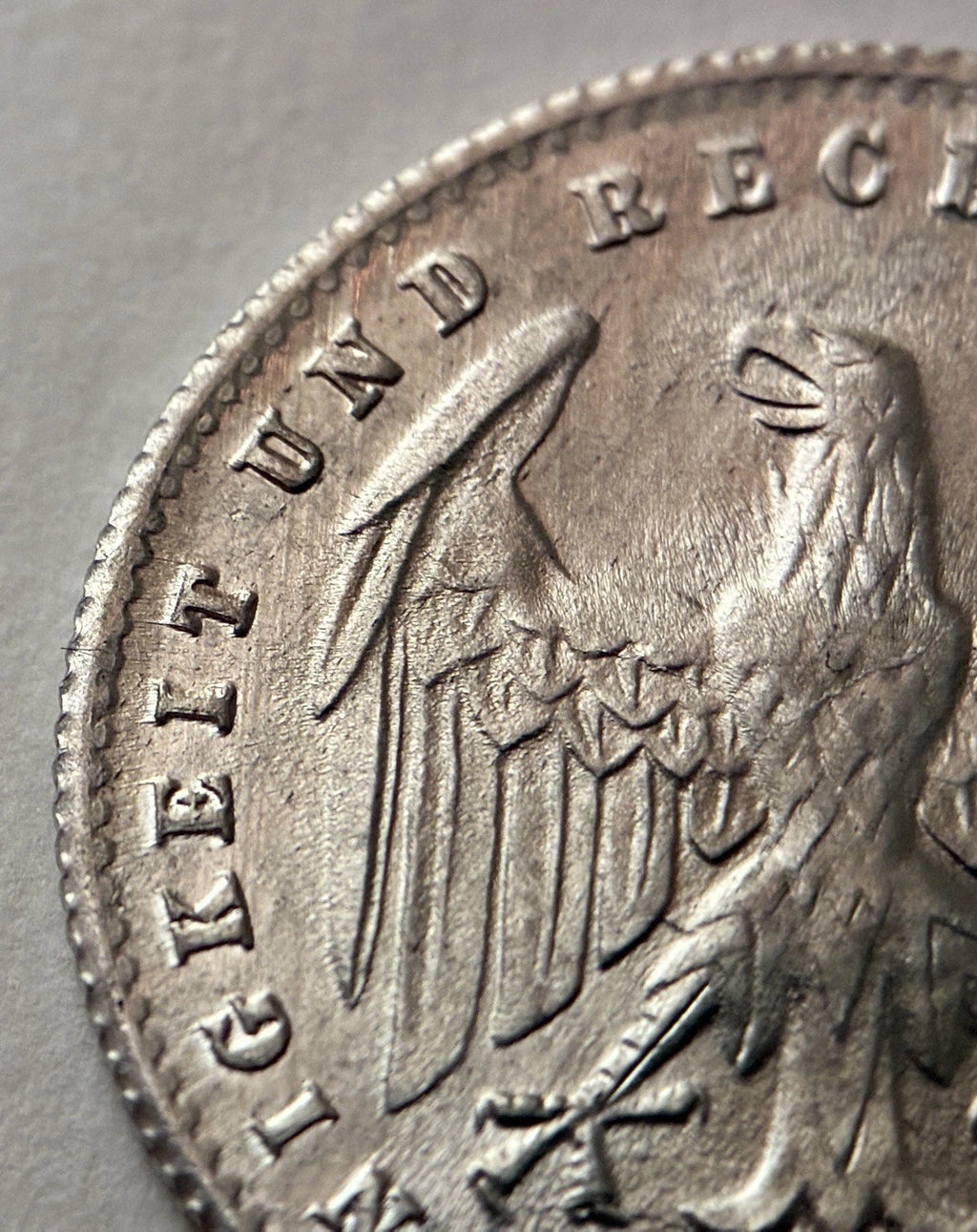 200 Mark 1923 D | Deutsches Reich | Reichsadler | mit Zertifikat | Aluminium Münze | vorzüglich