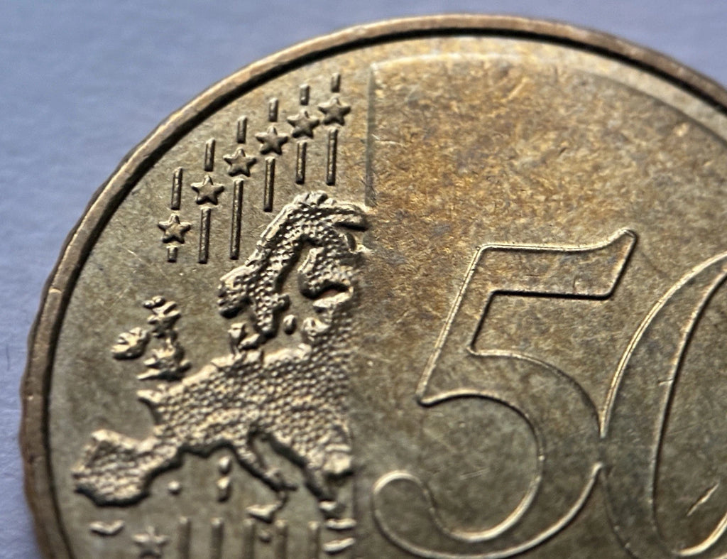 50 Cent 2026 | Bulgarien | Madara-Reiter & Europa-Karte | Nordisches Gold Münze