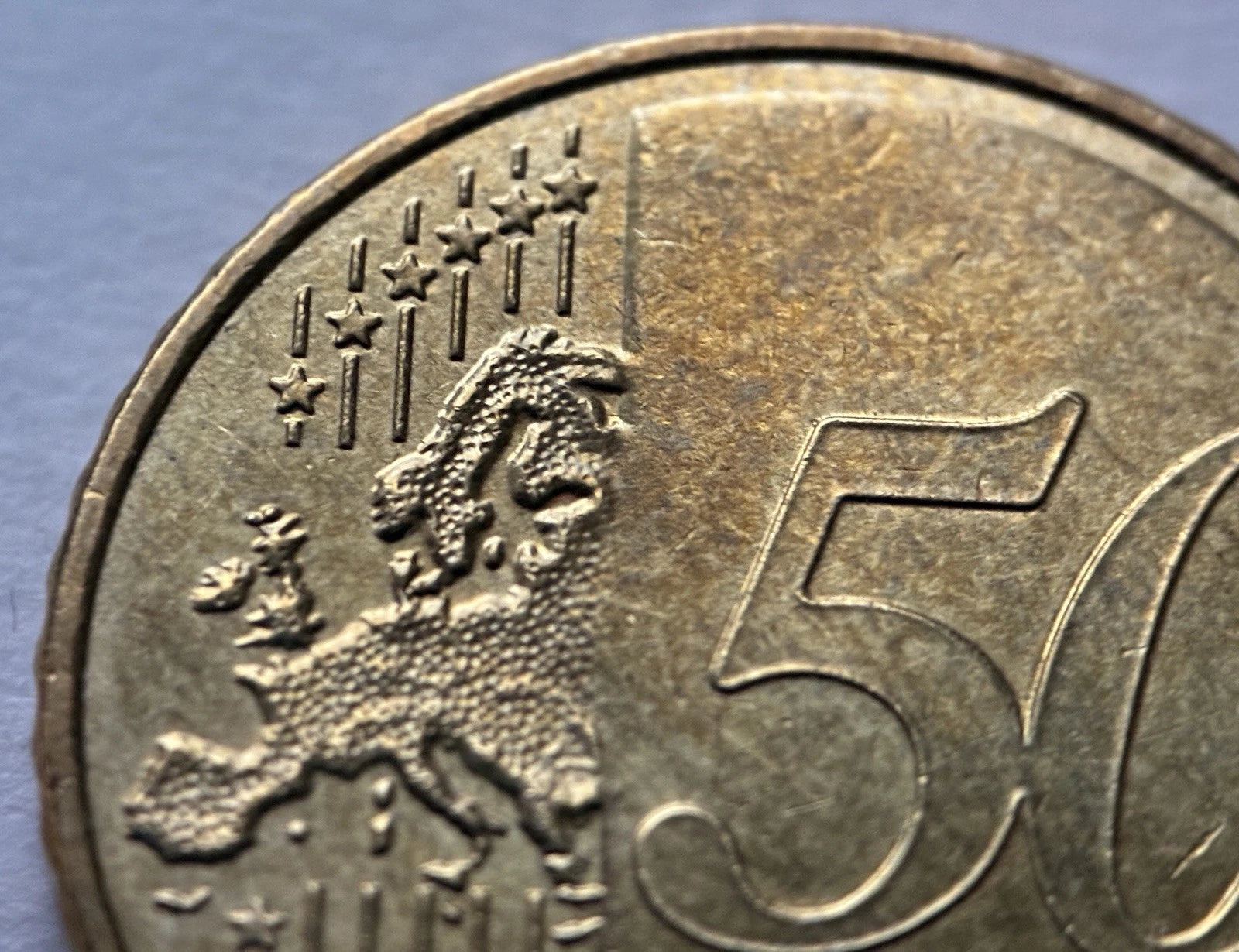 50 Cent 2026 | Bulgarien | Madara-Reiter & Europa-Karte | Nordisches Gold Münze