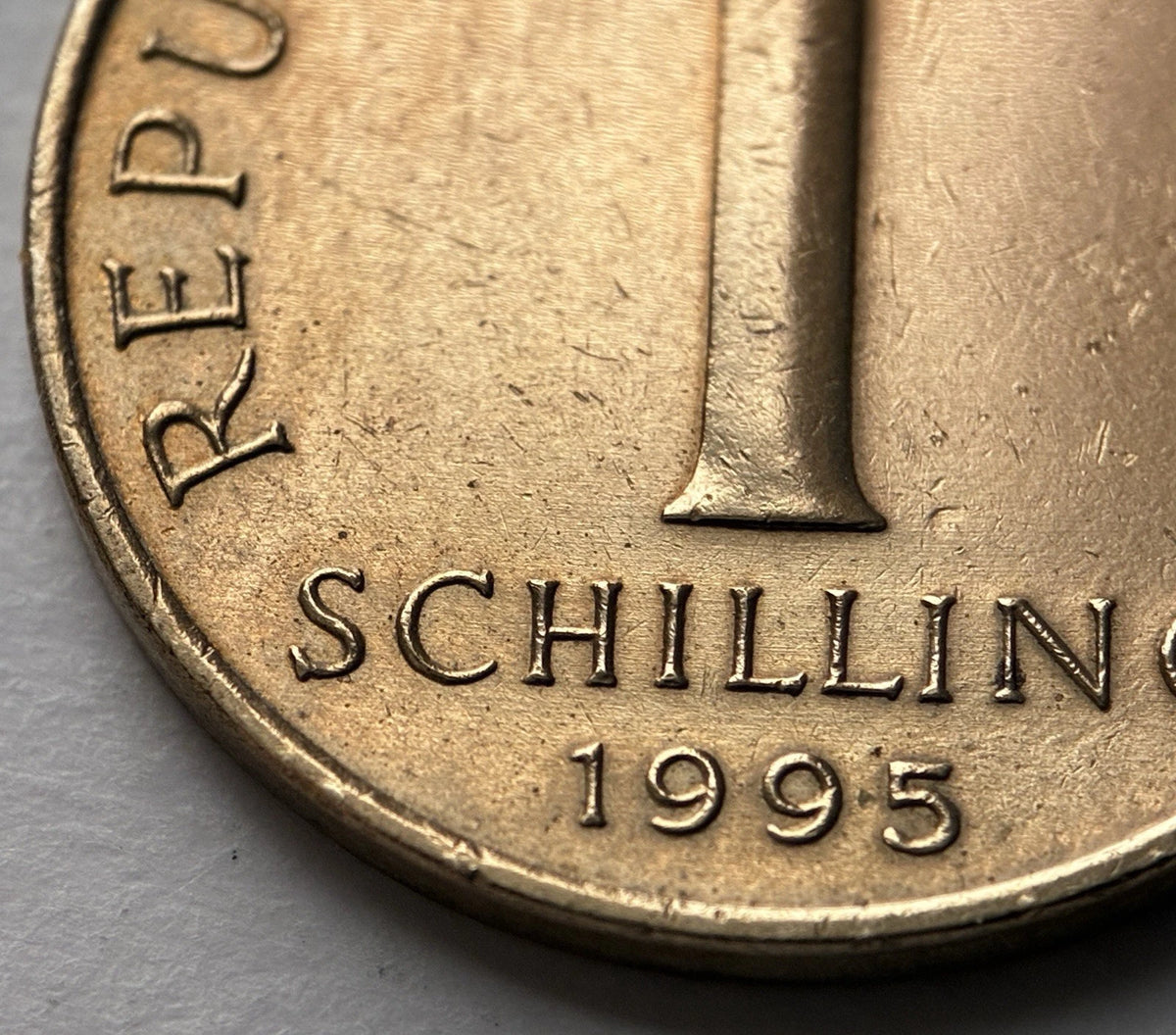 1 Schilling 1995 | Österreich | Edelweiß | Alpenblume | Aluminiumbronze Münze | sehr schön
