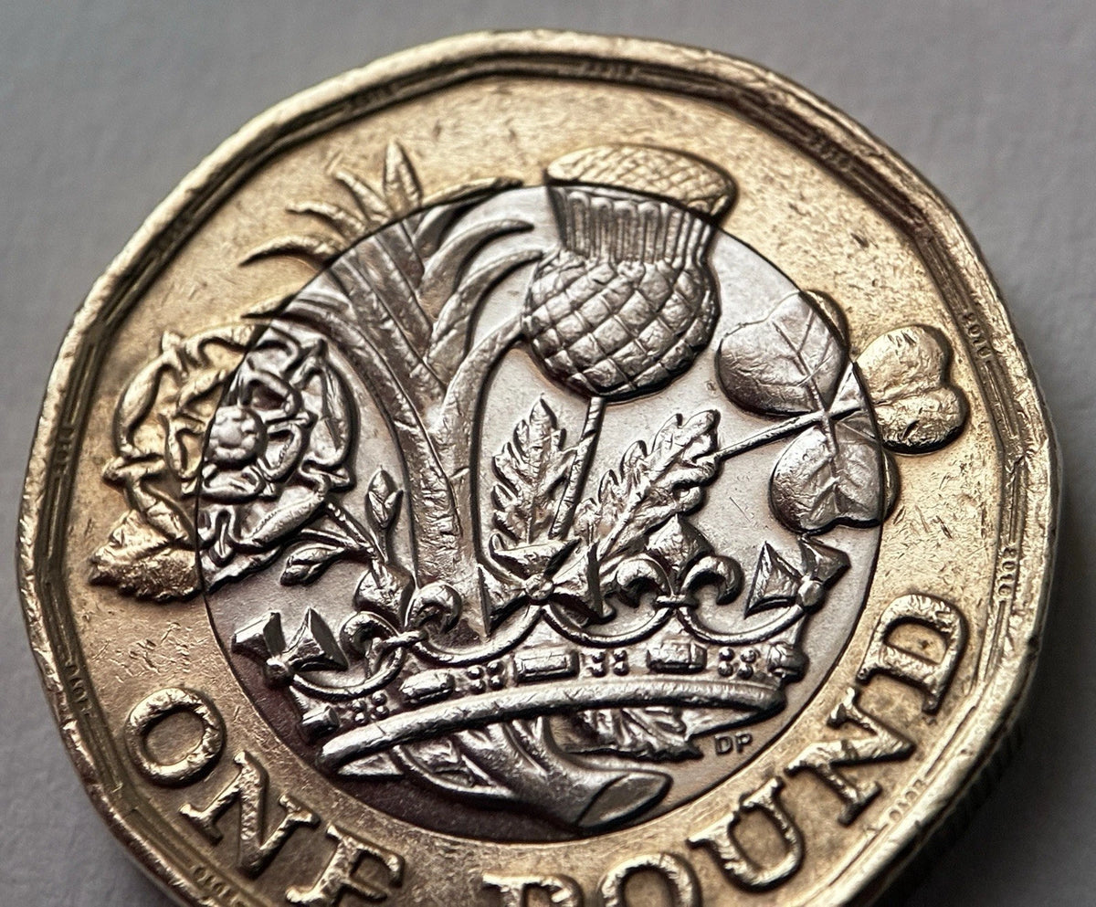 1 Pfund 2016 – Königin Elizabeth II. – Großbritannien – Seltene Fehlprägung / Rarität