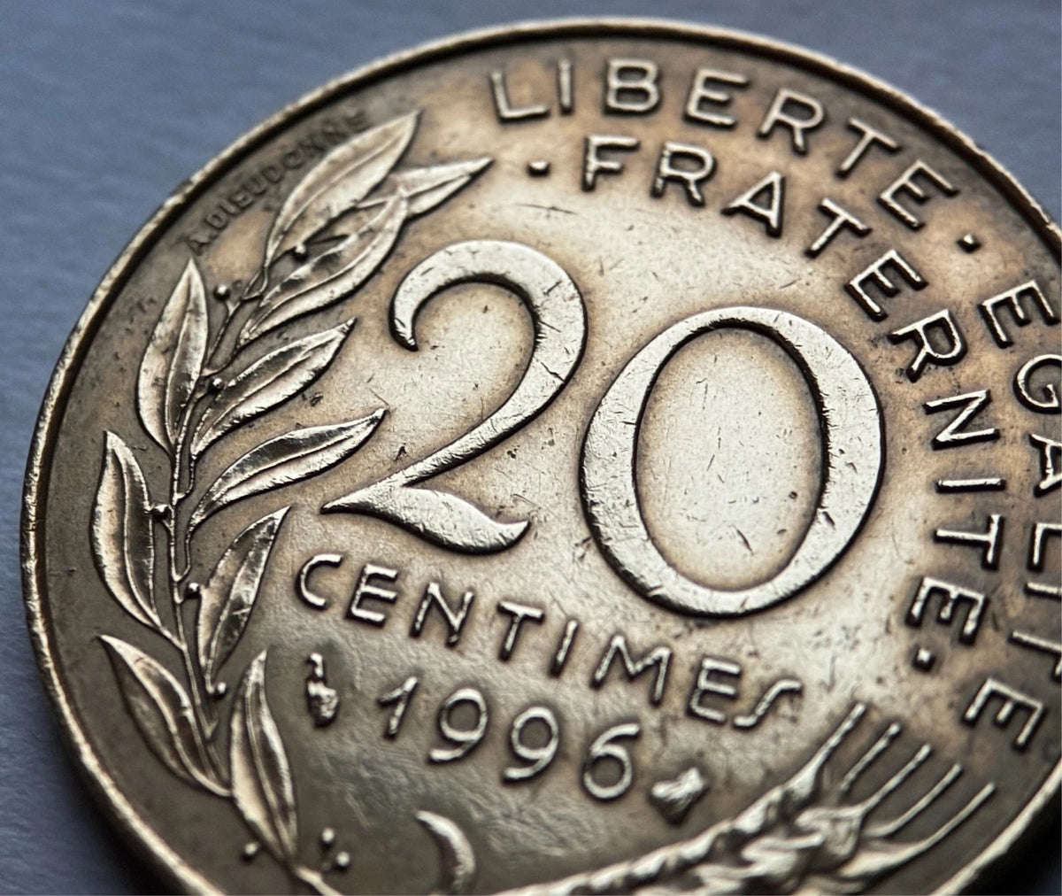 20 Centimes 1996 | Frankreich | Marianne | Aluminiumbronze Münze | schön