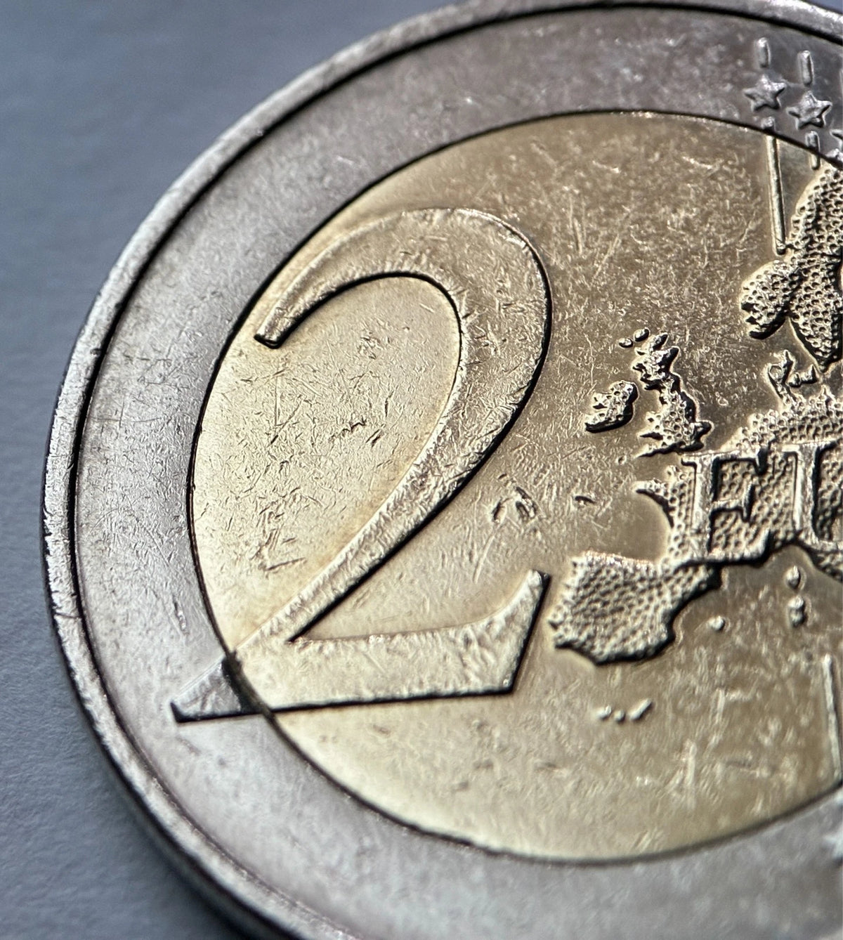 2 Euro 2012 | Estland | 10 Jahre Einführung des Euro (WWU) | Bi-Metall Gedenkmünze | schön