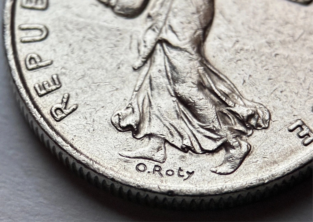 1/2 Franc 1984 | Frankreich | La Semeuse | Nickel-Münze | sehr schön