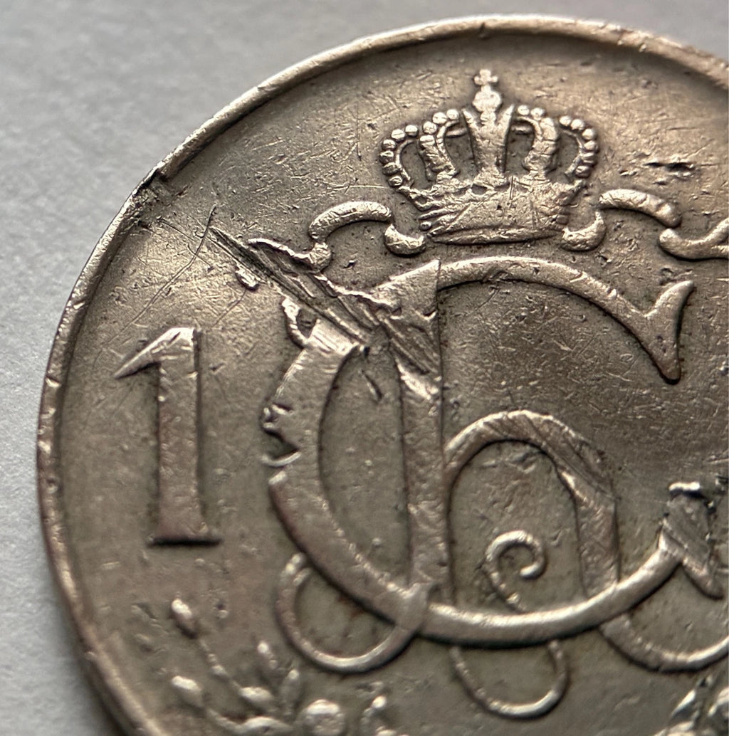 1 Franc 1952 | Luxemburg | „Feierstëppler“ | Großherzogin Charlotte | Kupfer-Nickel-Münze | schön