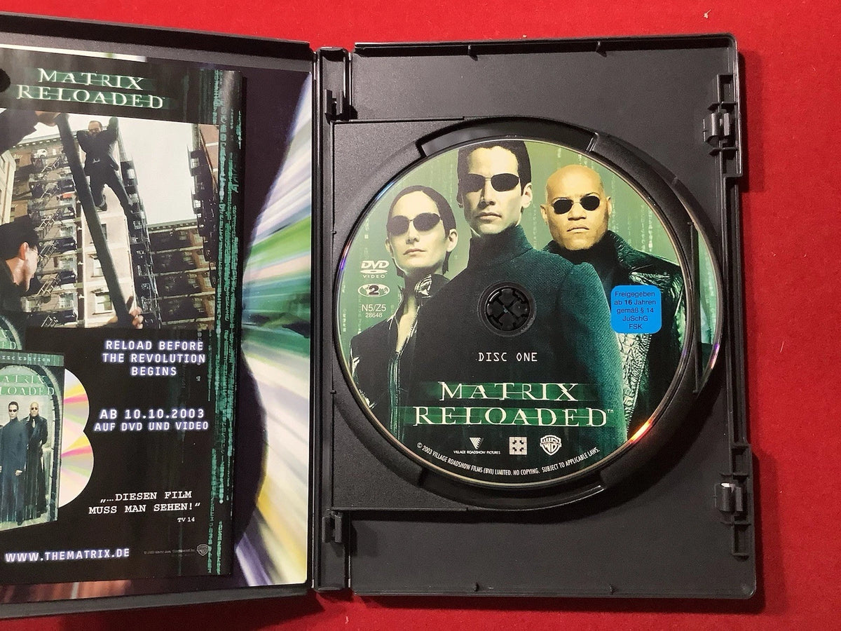 DVD Matrix Reloaded 2 Disc Edition