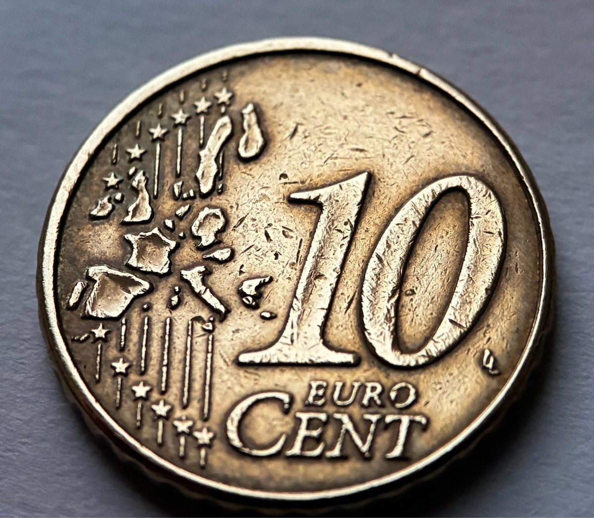 10 Cent 1999 | Belgien | König Albert II. | Nordisches Gold Münze