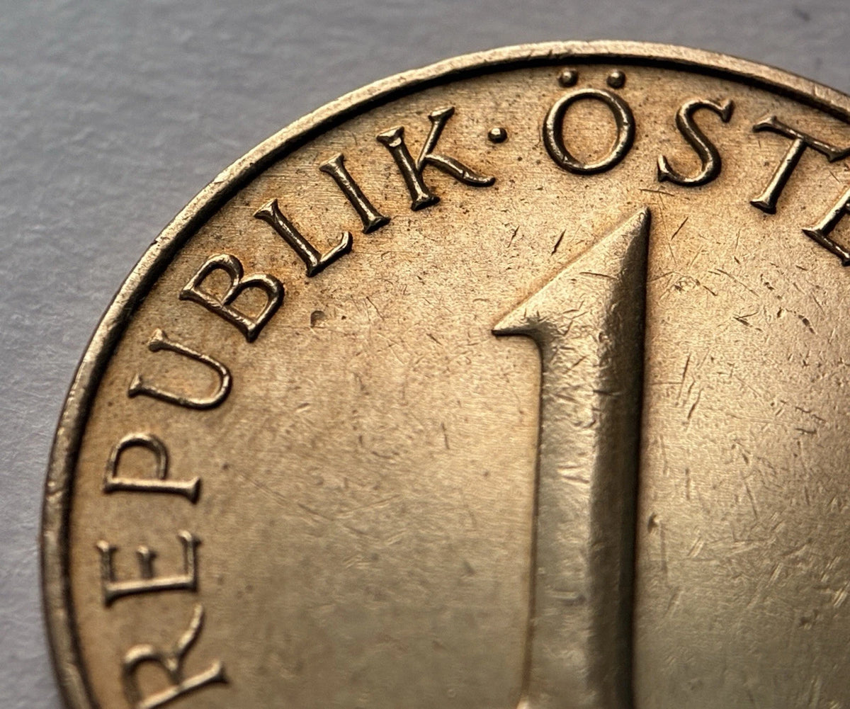 1 Schilling 1995 | Österreich | Edelweiß | Alpenblume | Aluminiumbronze Münze | sehr schön