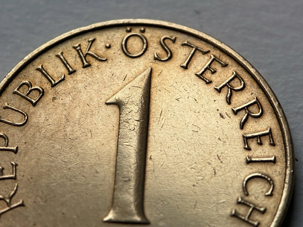 1 Schilling 1995 | Österreich | Edelweiß | Alpenblume | Aluminiumbronze Münze | sehr schön