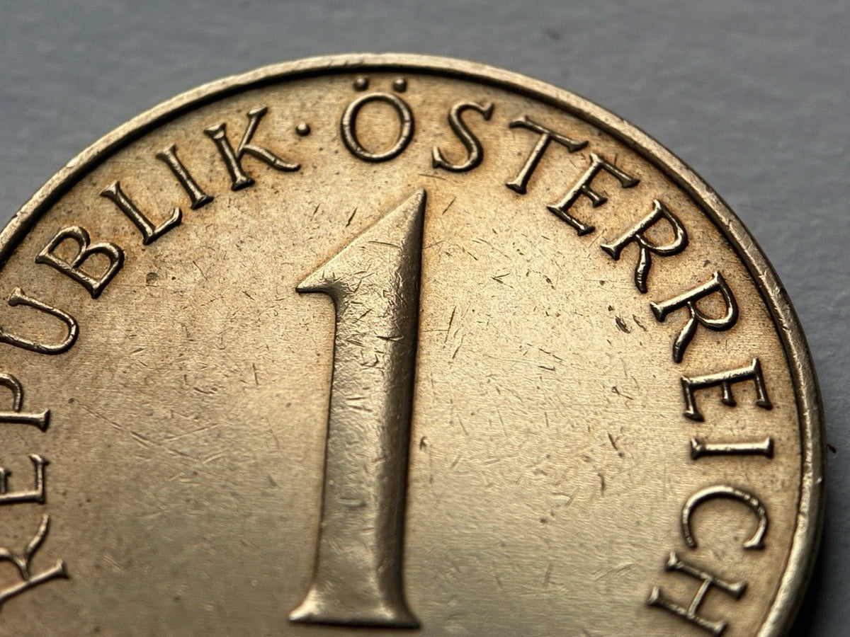 1 Schilling 1995 | Österreich | Edelweiß | Alpenblume | Aluminiumbronze Münze | sehr schön