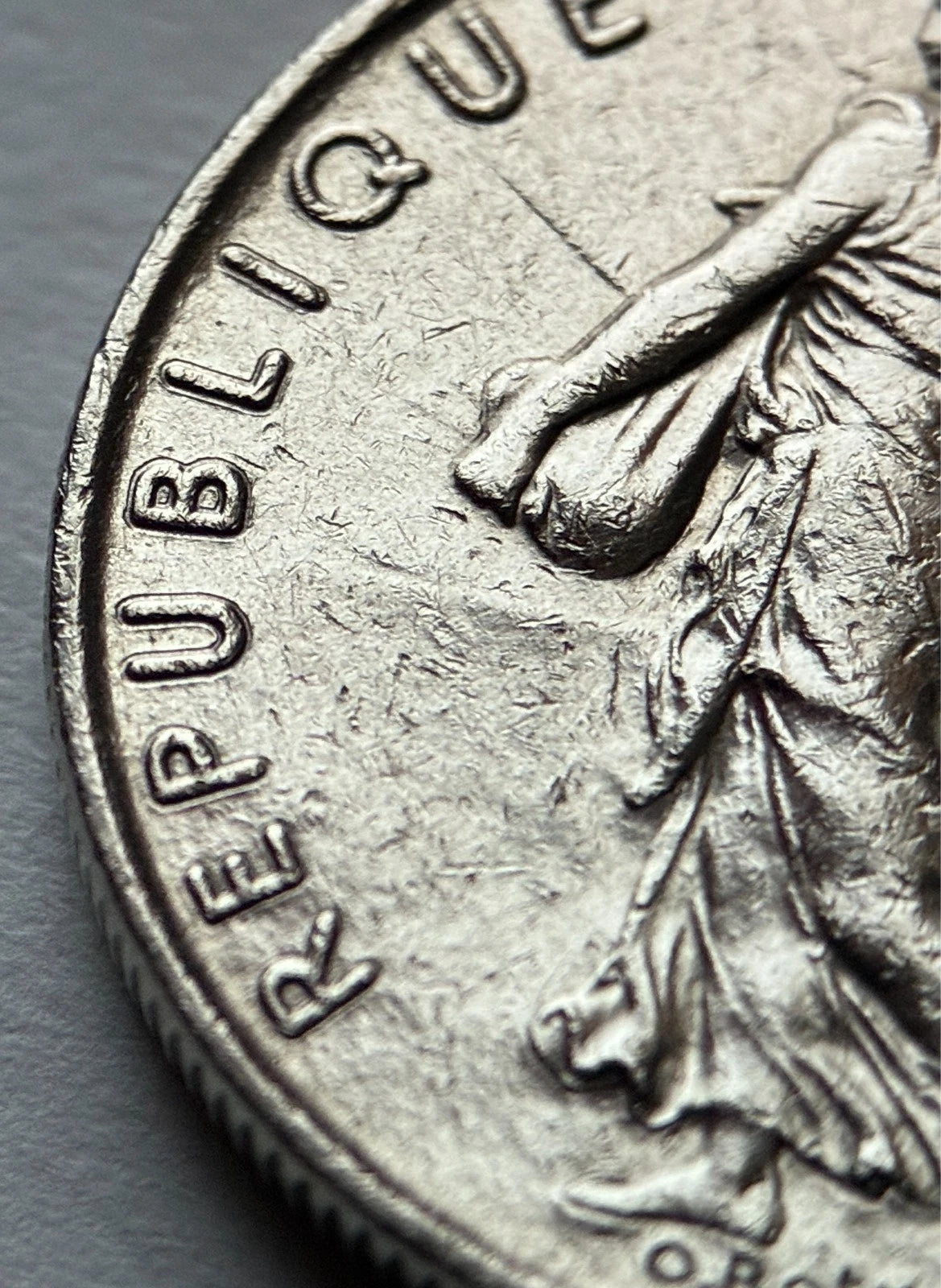 1/2 Franc 1984 | Frankreich | La Semeuse | Nickel-Münze | sehr schön