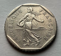 2 Francs 1979 | Frankreich | Säerin 'Semeuse' im Sonnenaufgang | Nickel Münze | schön