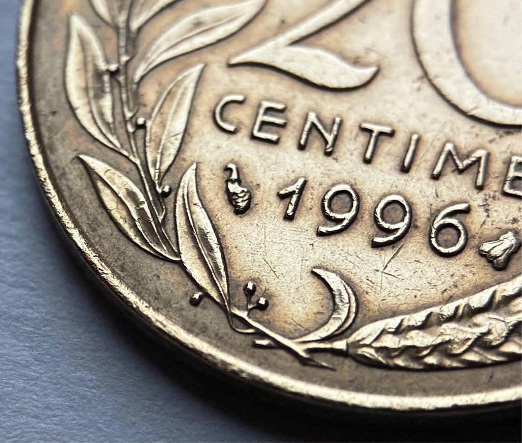 20 Centimes 1996 | Frankreich | Marianne | Aluminiumbronze Münze | schön
