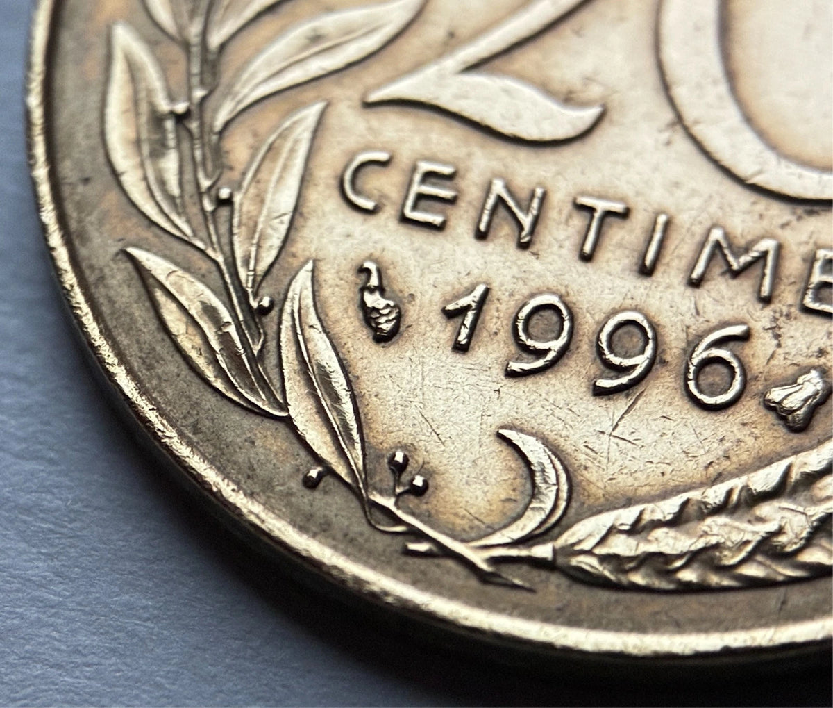 20 Centimes 1996 | Frankreich | Marianne | Aluminiumbronze Münze | schön