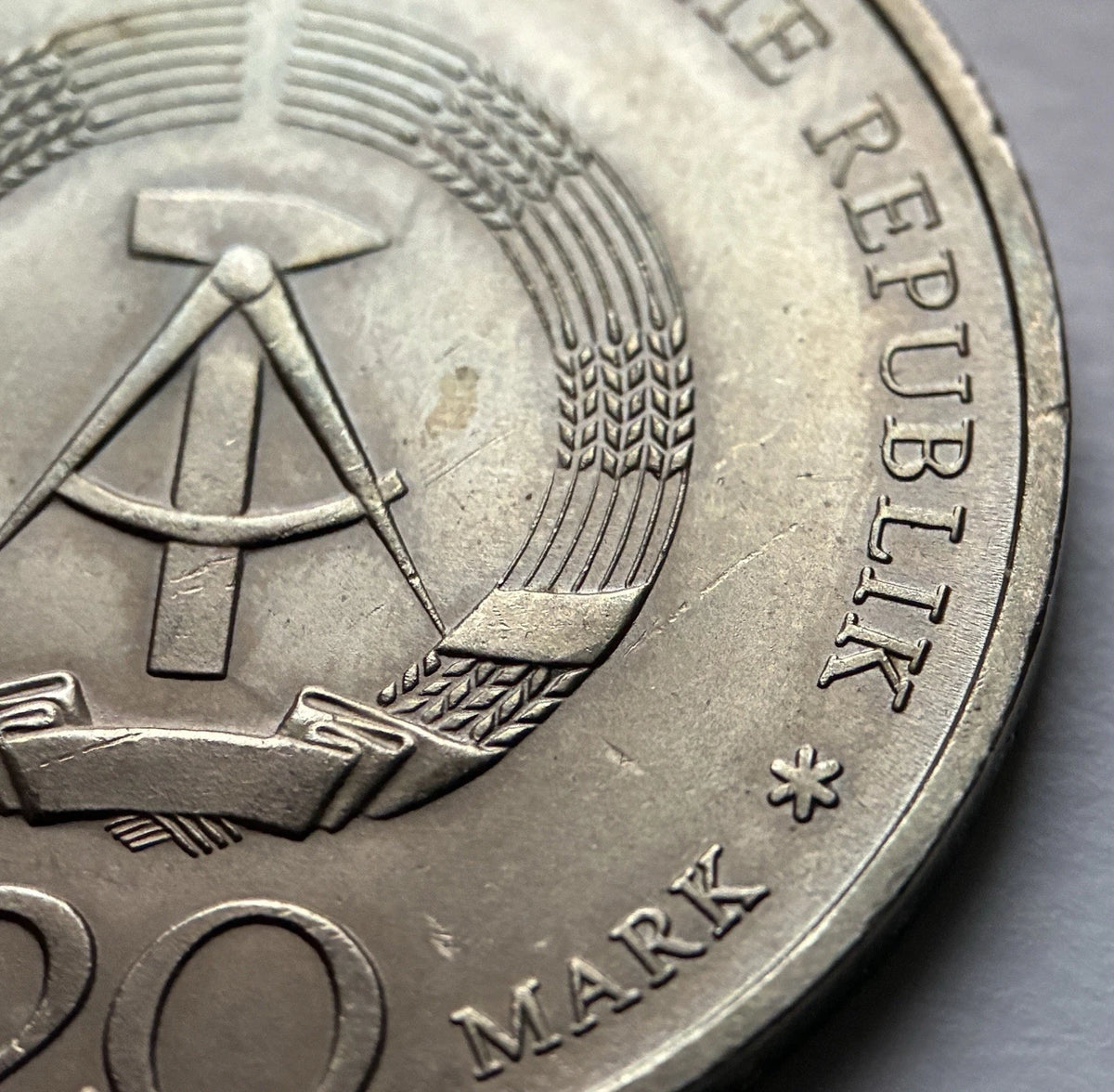20 Mark 1971 A | Deutsche Demokratische Republik (DDR) | Ernst Thälmann | Gedenkmünze | Kupfer-Zink-Nickel | schön