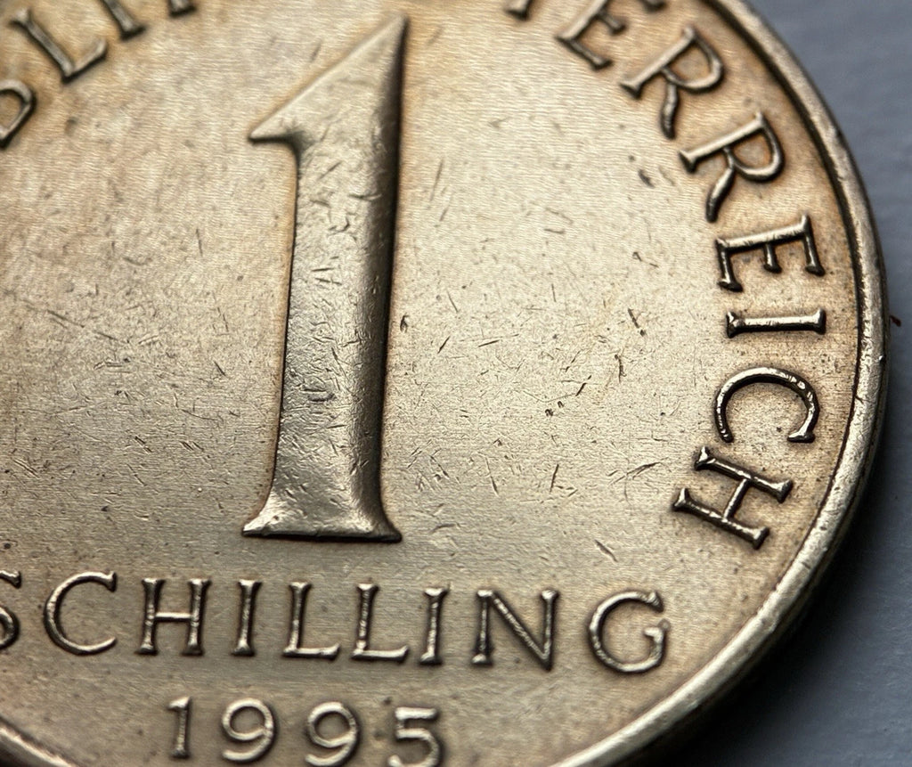 1 Schilling 1995 | Österreich | Edelweiß | Alpenblume | Aluminiumbronze Münze | sehr schön