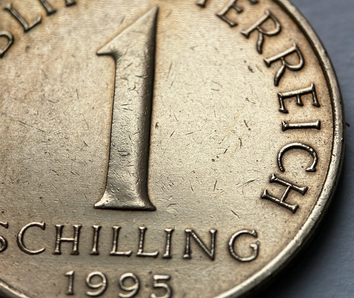 1 Schilling 1995 | Österreich | Edelweiß | Alpenblume | Aluminiumbronze Münze | sehr schön