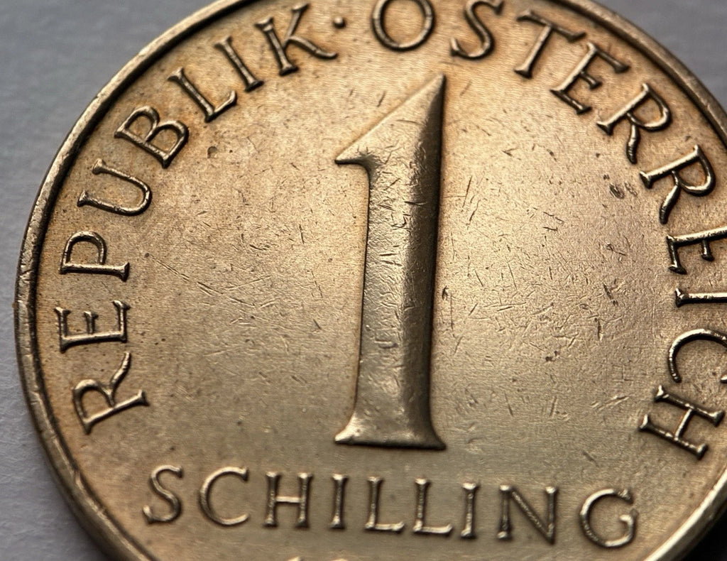 1 Schilling 1995 | Österreich | Edelweiß | Alpenblume | Aluminiumbronze Münze | sehr schön