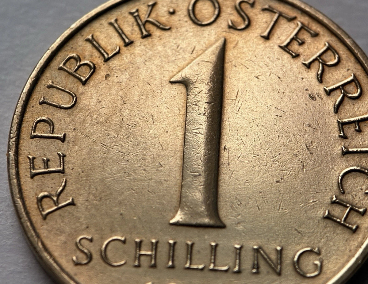 1 Schilling 1995 | Österreich | Edelweiß | Alpenblume | Aluminiumbronze Münze | sehr schön