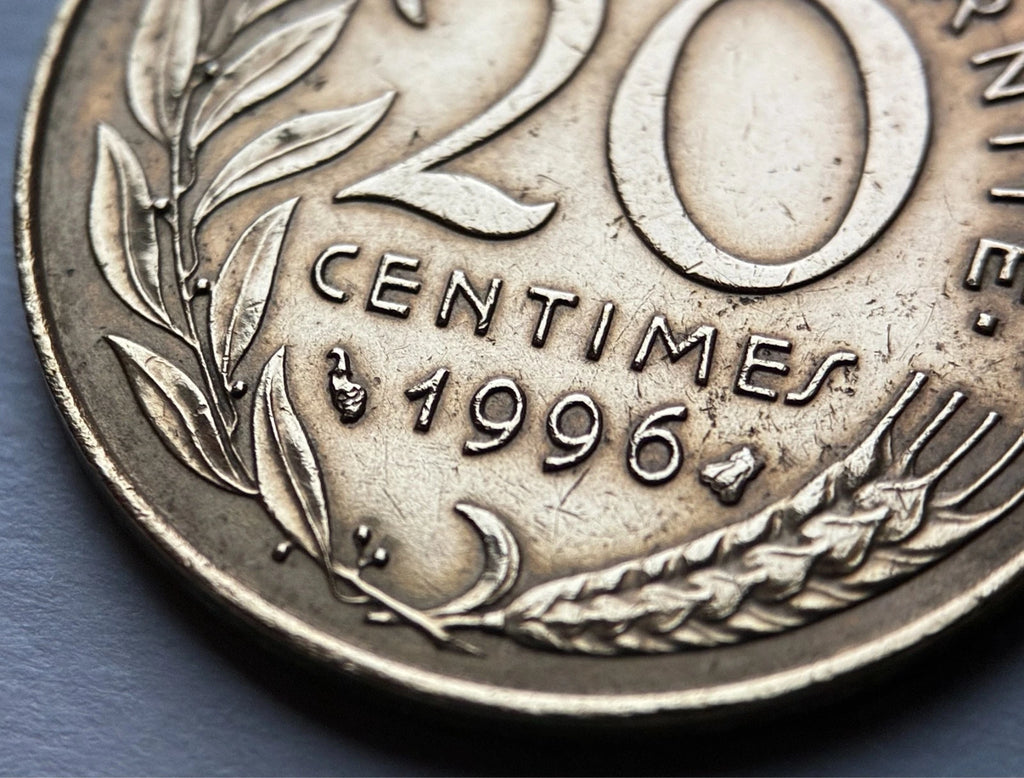 20 Centimes 1996 | Frankreich | Marianne | Aluminiumbronze Münze | schön
