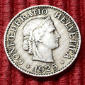 10 Rappen 1925 B | Schweiz | Libertas | Kupfer-Nickel-Legierung | Kursmünze | schön