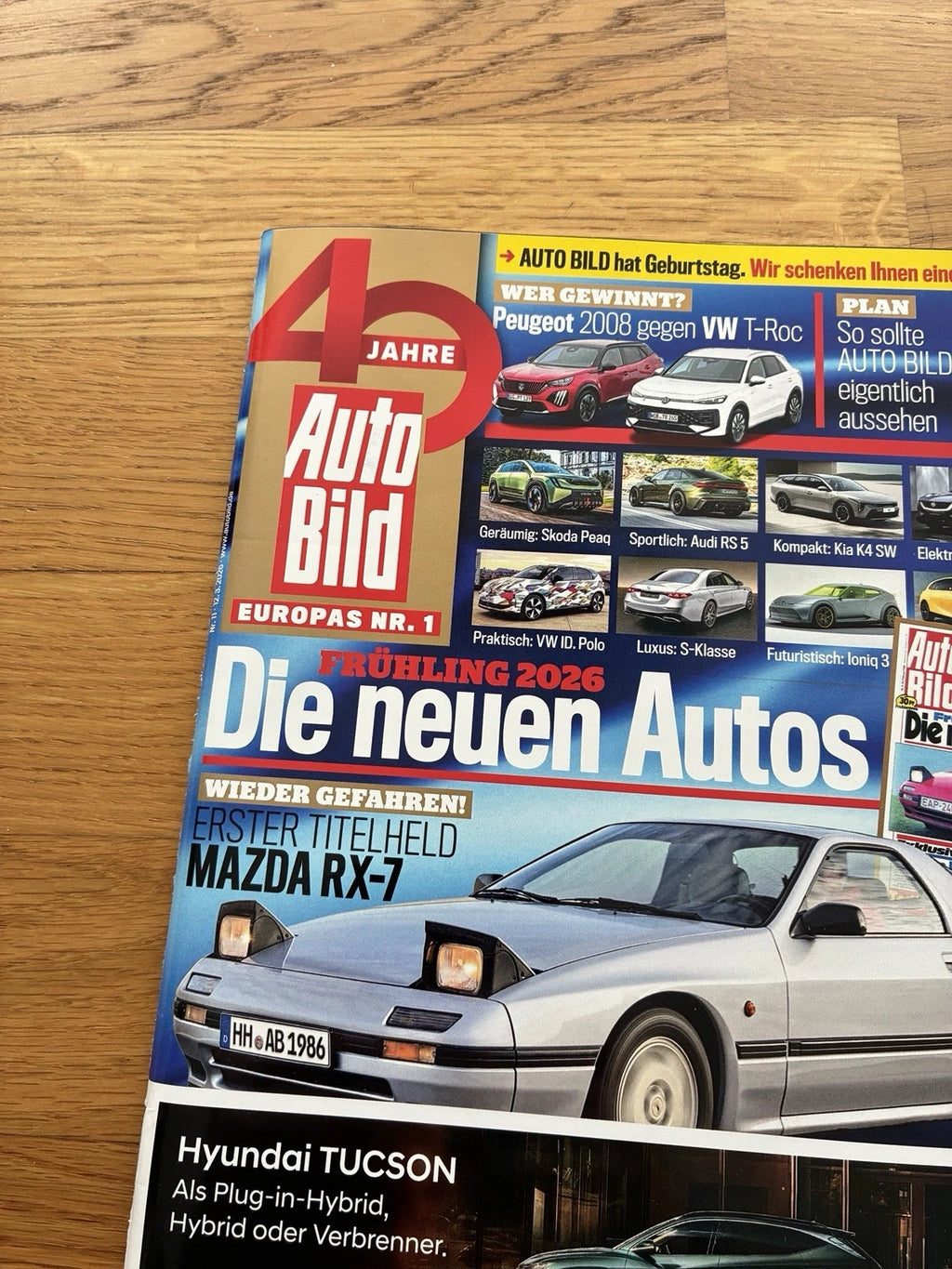 Auto Bild Nr. 11/2026 | 40 Jahre Jubiläum | Mazda RX-7 | Automagazin | wie neu