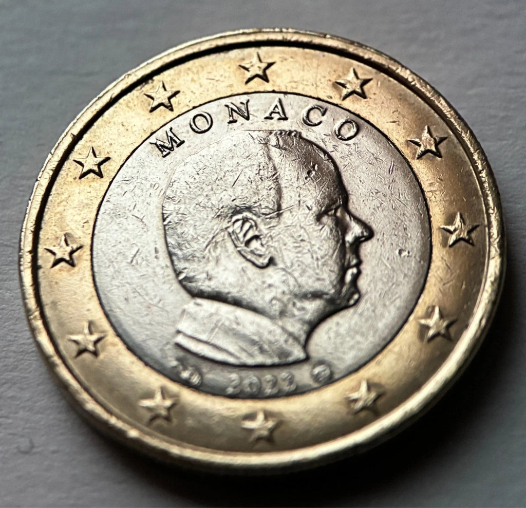 1 Euro 2022 | Monaco | Albert II. | Bi-Metall Münze