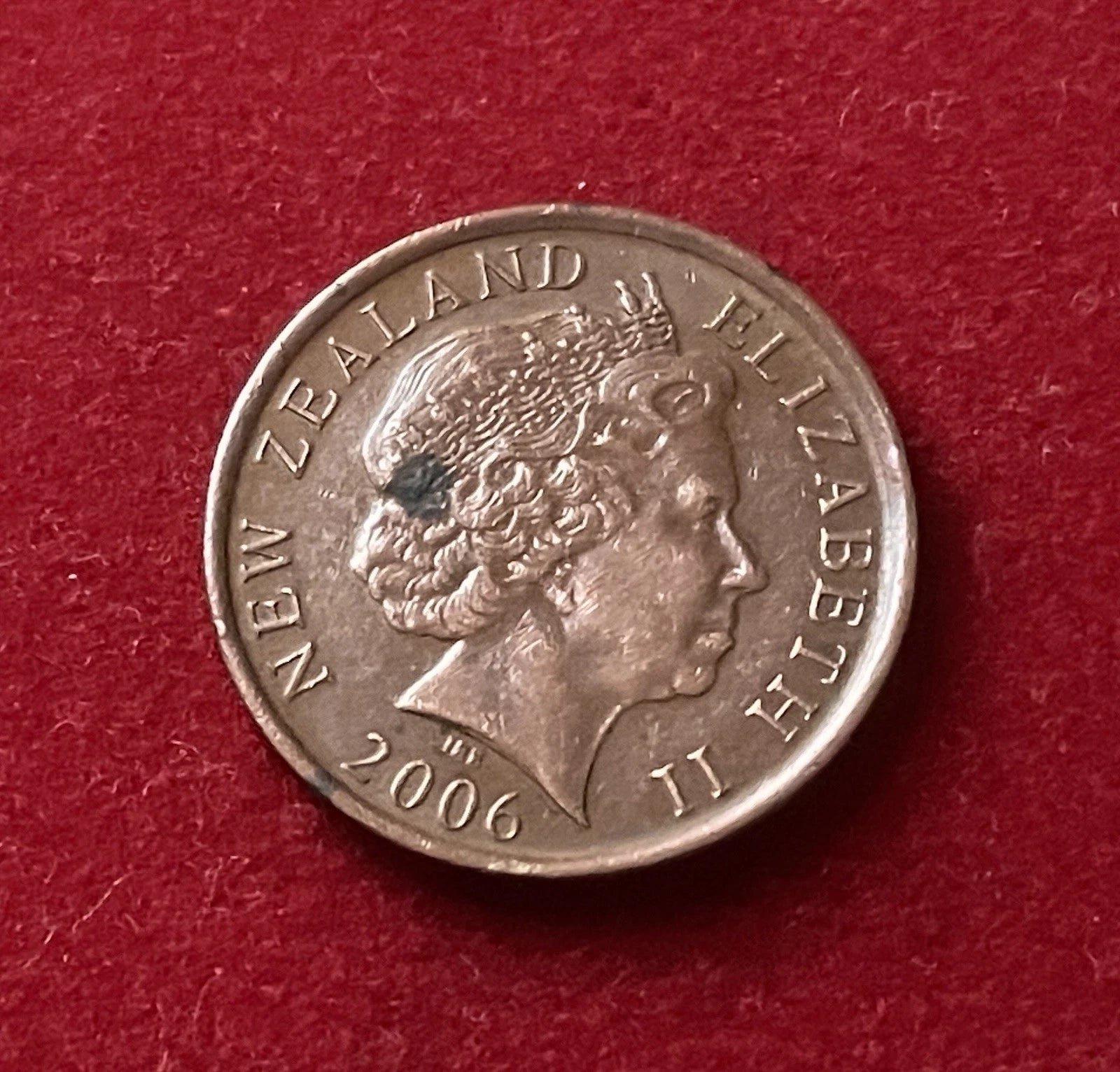 10 Cent 2006 | Neuseeland | Queen Elizabeth II. | Verkupferter Stahl Münze