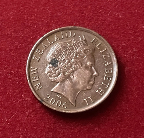10 Cent 2006 | Neuseeland | Queen Elizabeth II. | Verkupferter Stahl Münze