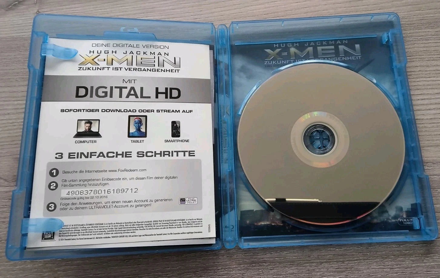 Blu-ray | X-Men: Zukunft Ist Vergangenheit | mit Hugh Jackman