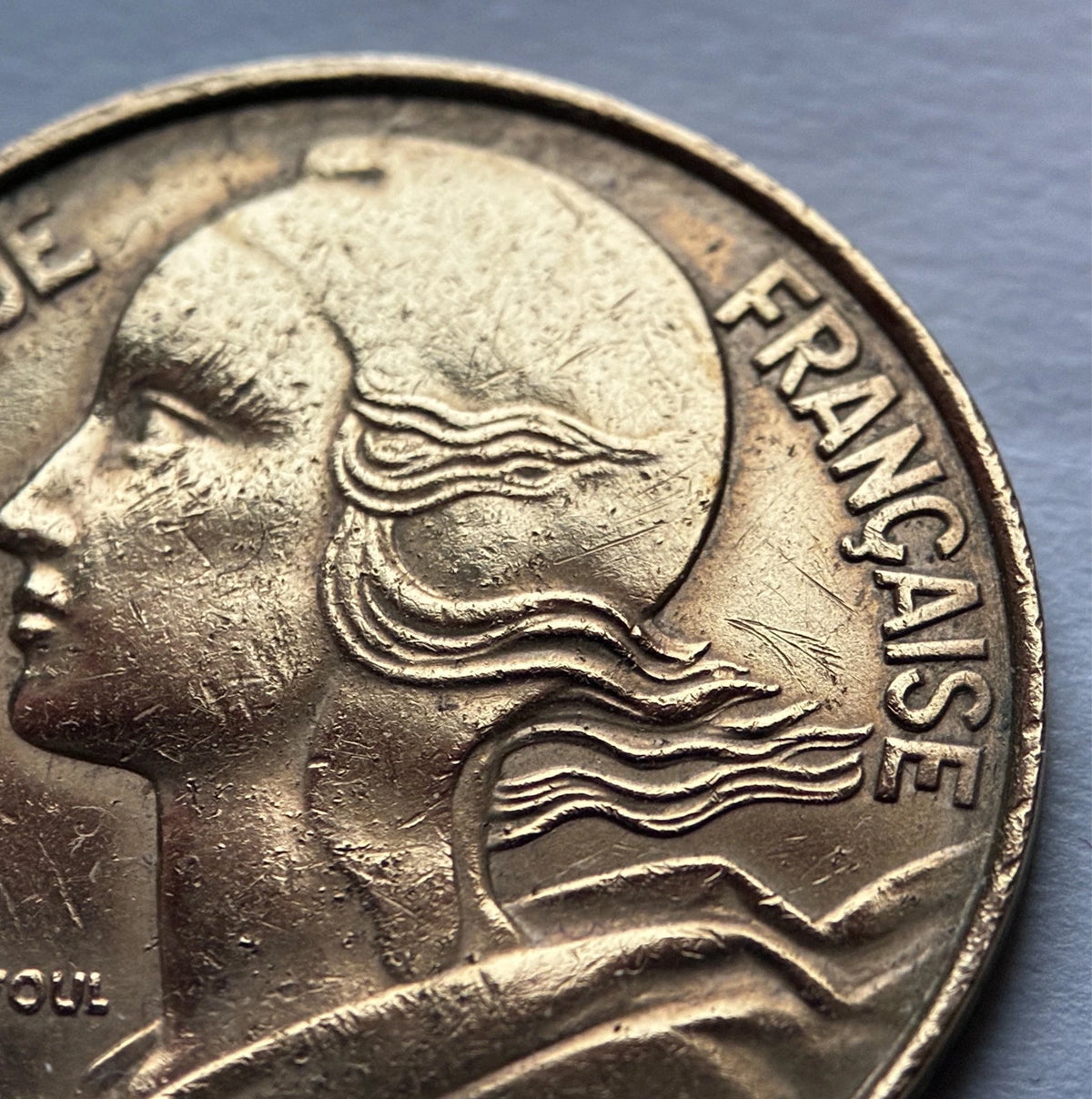 20 Centimes 1996 | Frankreich | Marianne | Aluminiumbronze Münze | schön