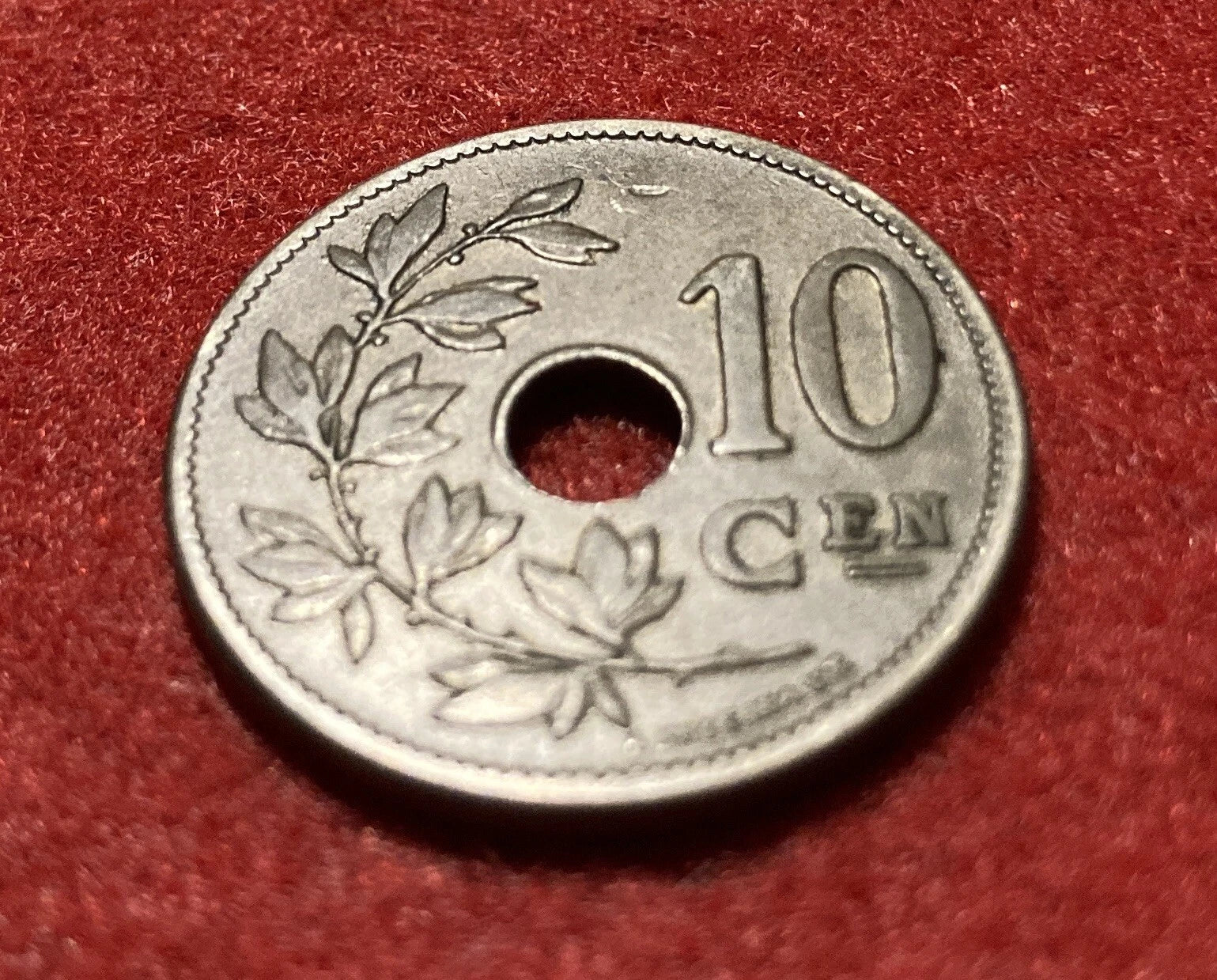 10 Centimes 1905 | Belgien | König Leopold II | Vorzüglicher Zustand