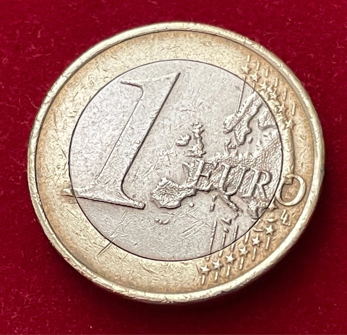 1 Euro 2016 | Portugal | sieben Burgen & fünf Wappen | Bi-Metall Münze