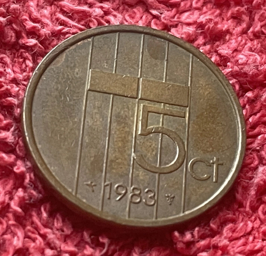 5 Cent 1983 | Niederlande | Königin Beatrix | Bronze Münze | sehr schön