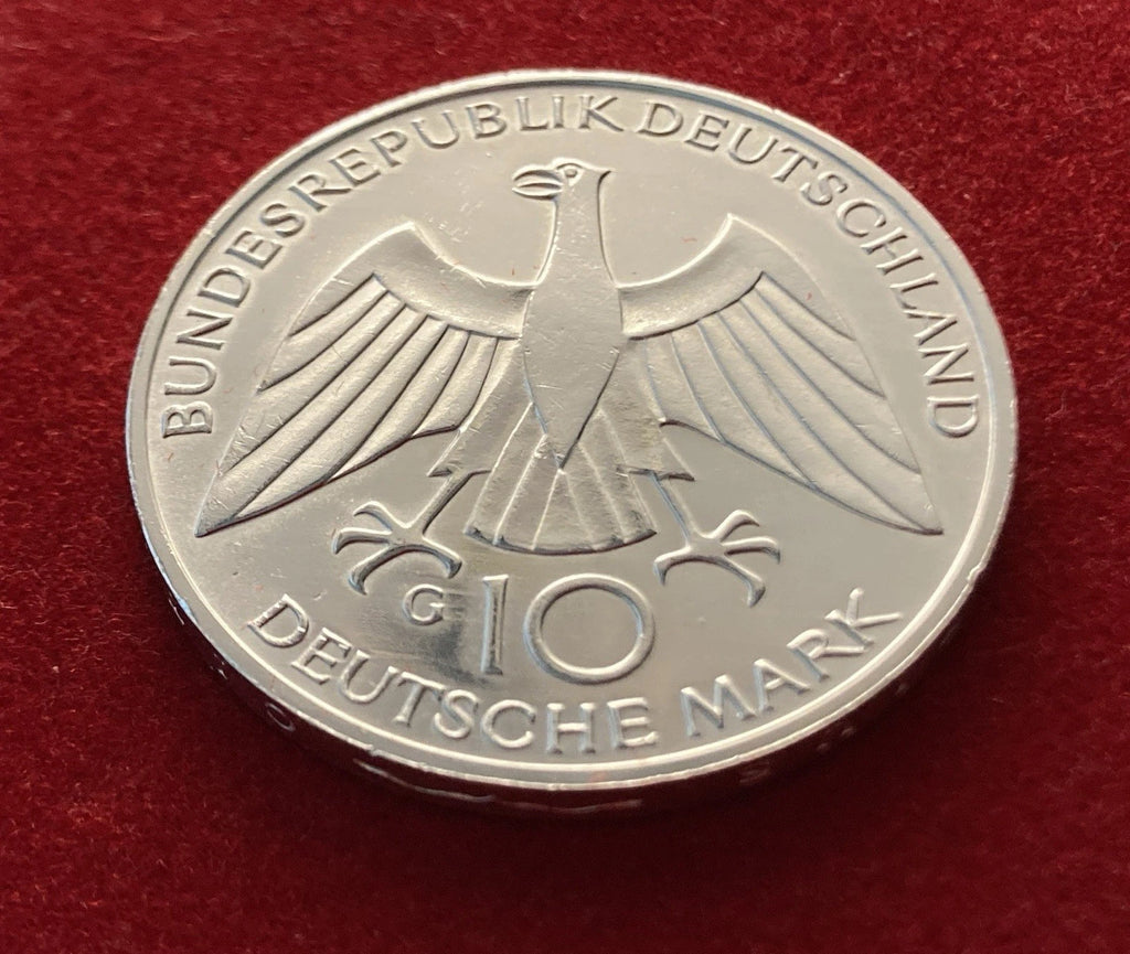 10 Deutsche Mark 1972 G | BRD | Olympische Spiele München | 625er Silber Münze | vorzüglich