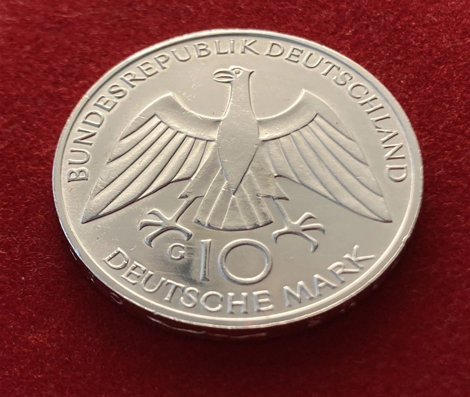 10 Deutsche Mark 1972 G | BRD | Olympische Spiele München | 625er Silber Münze | vorzüglich