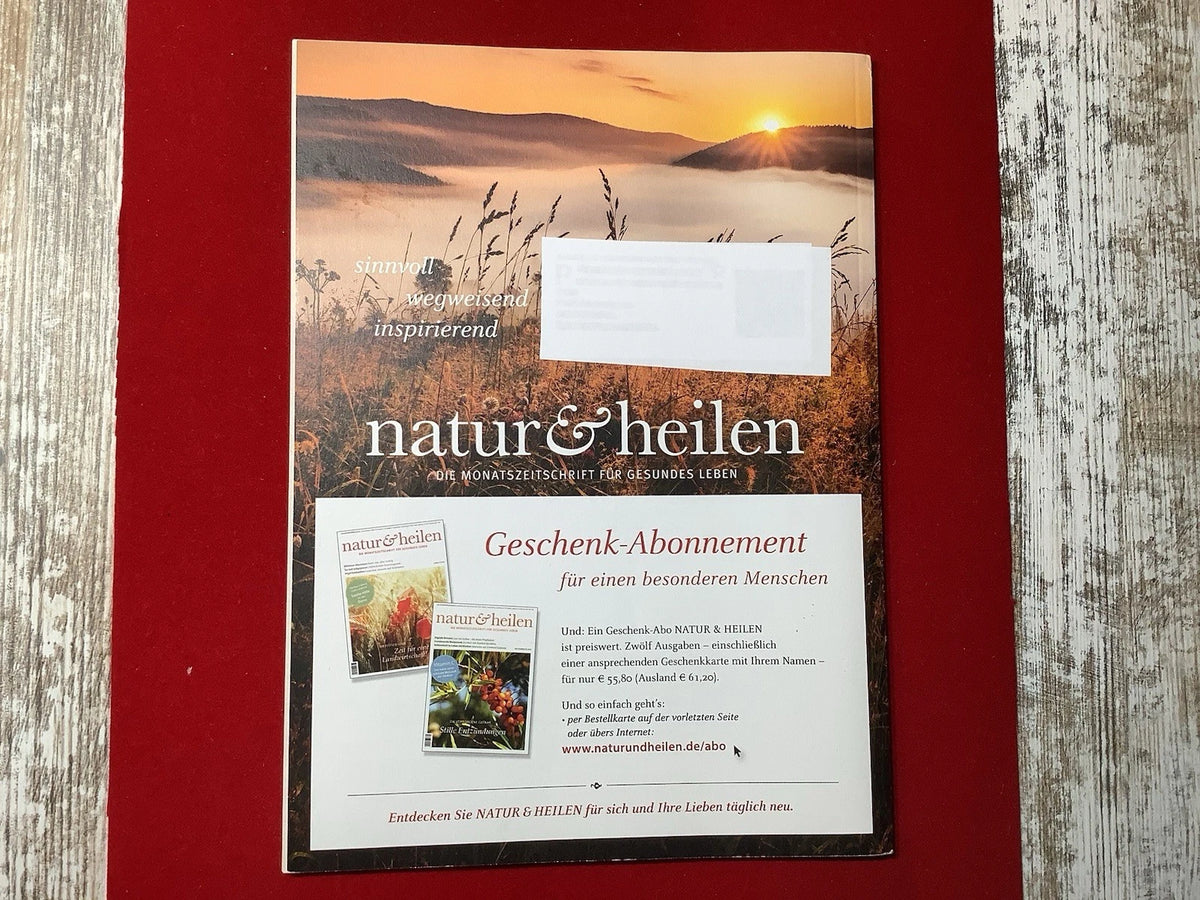 Natur & Heilen Nr. 9/2020 | Zucker als Krankmacher | Dunkelfeld-Mikroskopie | Zeitschrift | Zustand gut