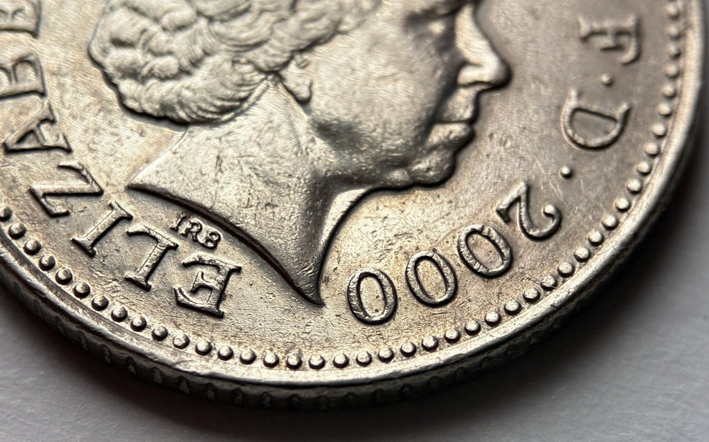 10 Pence 2000 | Großbritannien | Elizabeth II. | gekrönter Löwe | Kupfer-Nickel Münze
