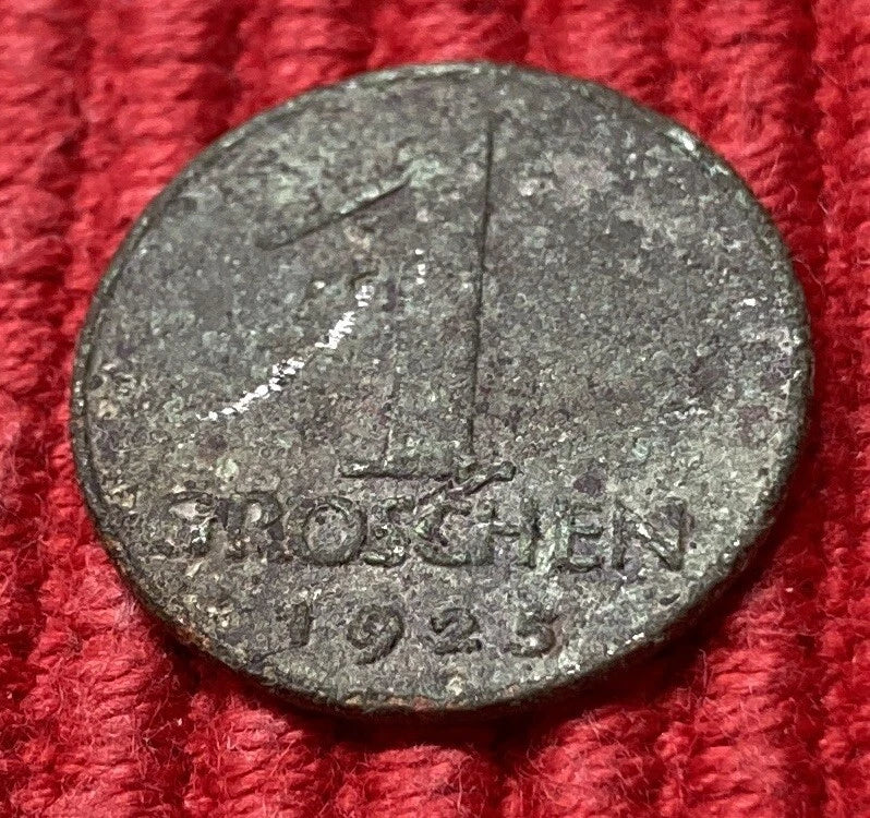 1 Groschen 1925 | Österreich | Bronze | Historische Münze 1. Republik