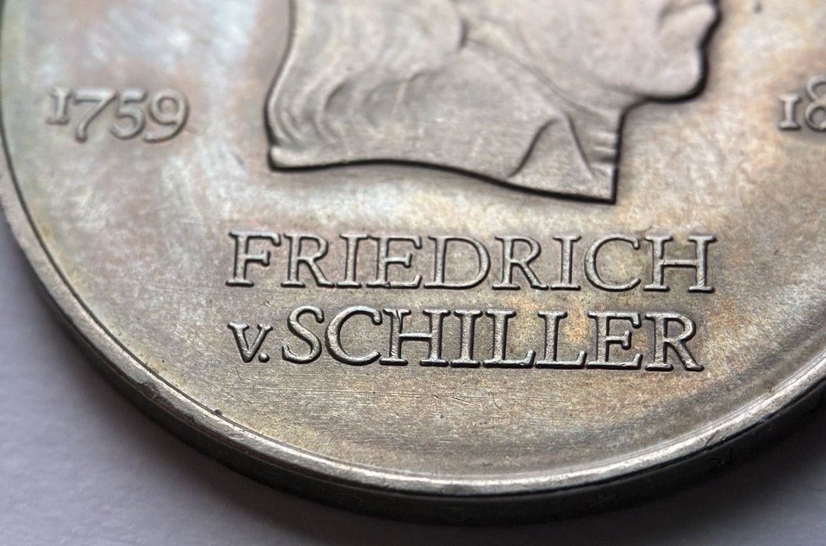 20 Mark 1972 A | Deutsche Demokratische Republik (DDR) | Friedrich von Schiller | Gedenkmünze aus Kupfer-Zink | schön