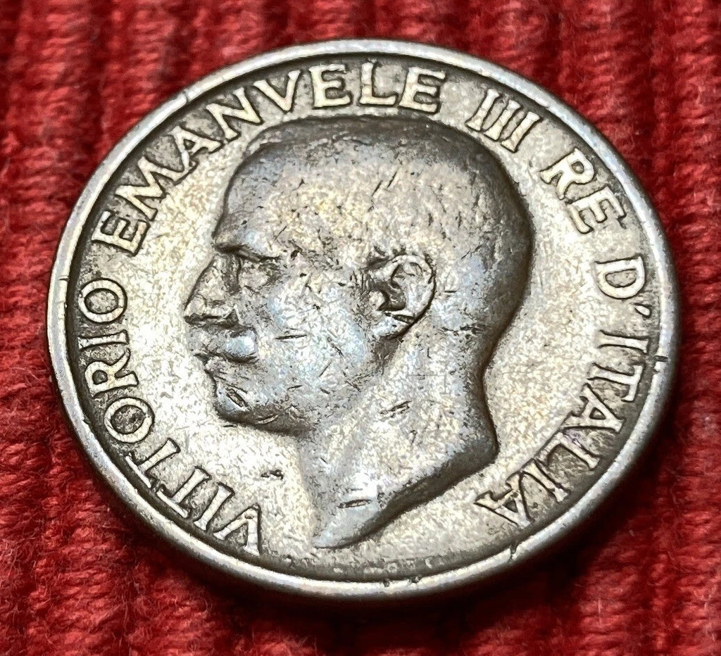 10 Centesimi 1920 R | Italien | König Vittorio Emanuele III. | Kupfer | Historische Münze