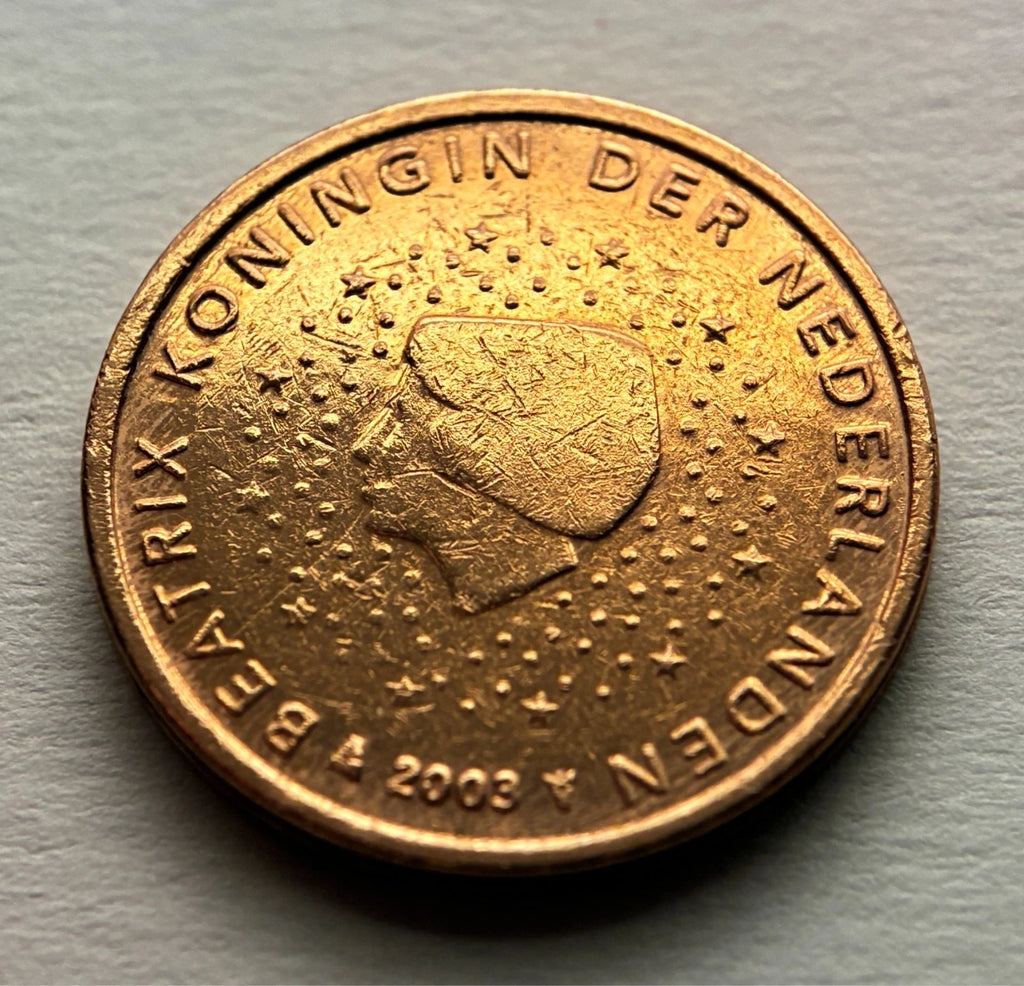 2 Cent 2003 | Niederlande | Königin Beatrix | Verkupferter Stahl Münze | schön