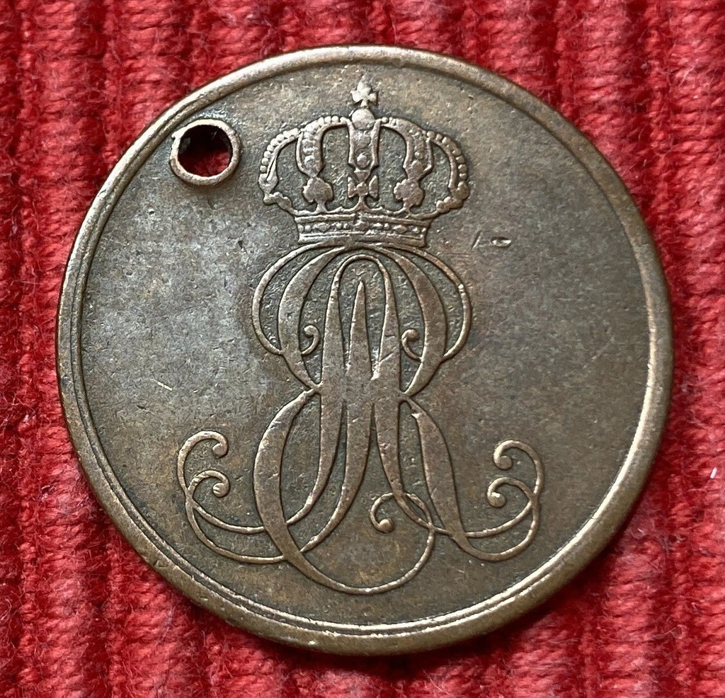 2 Pfennige 1846 A | Königreich Hannover | Ernst August I. | Kupfer-Münze