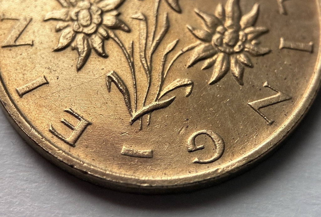1 Schilling 1995 | Österreich | Edelweiß | Alpenblume | Aluminiumbronze Münze | sehr schön