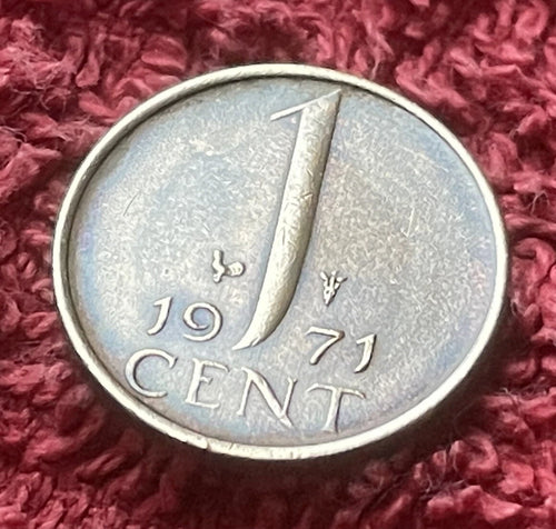 1 Cent 1971 | Niederlande | Juliana Koningin der Nederlanden | Bronze | Sehr guter Zustand