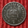 20 Fillér 1916 | Österreich-Ungarn | Karl IV. (Károly IV.) | Eisen Münze | sehr schön