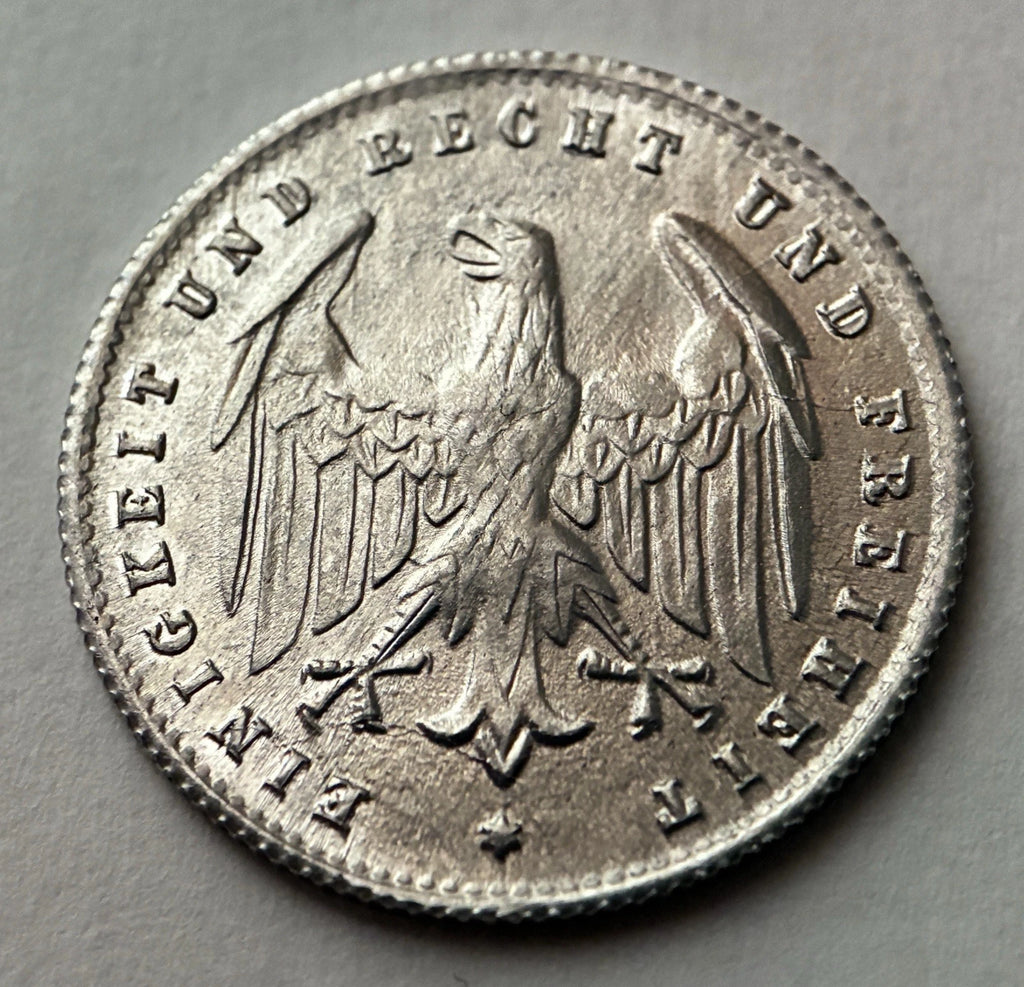 200 Mark 1923 D | Deutsches Reich | Reichsadler | mit Zertifikat | Aluminium Münze | vorzüglich