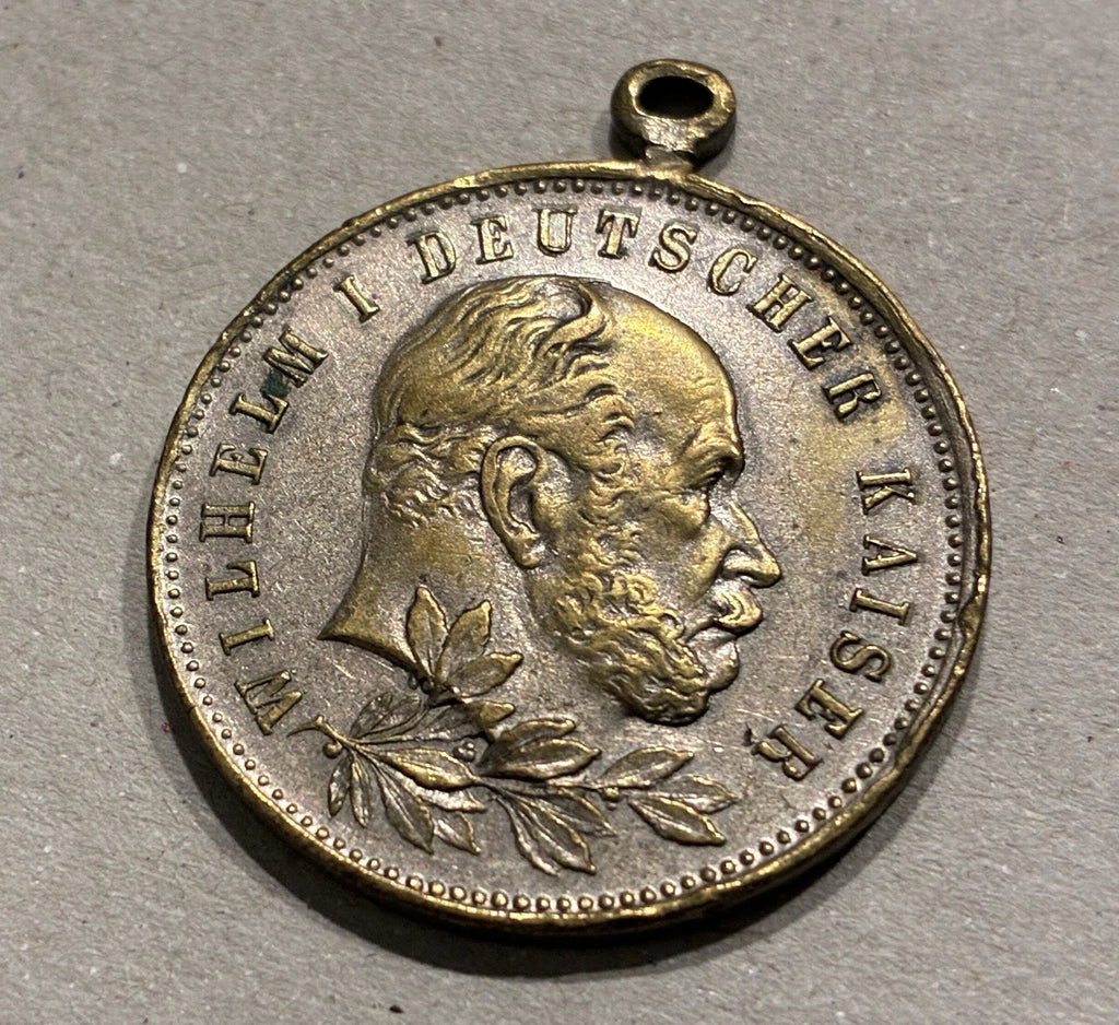 Medaille Wilhelm I. – 100. Geburtstag 1897 | Kaiserreich Preußen Gedenkprägung mit Öse