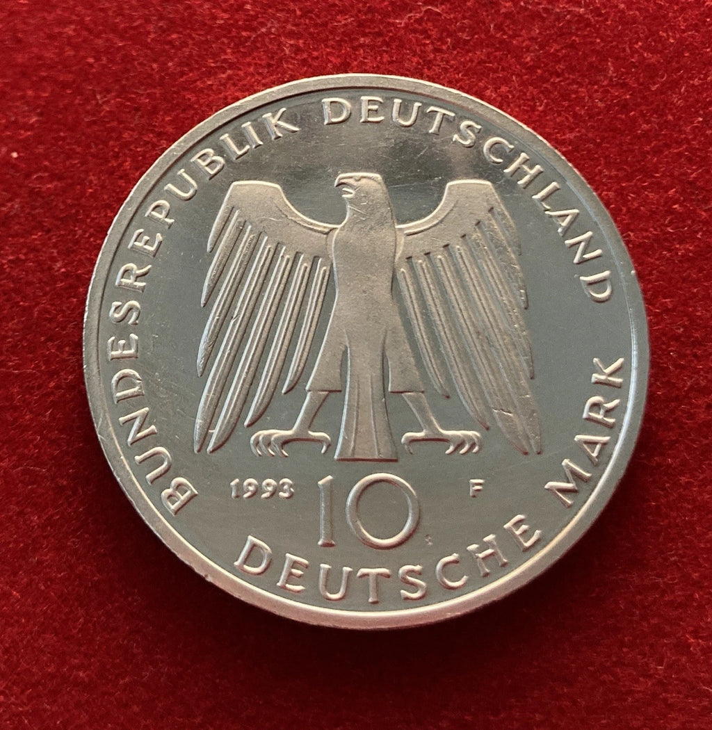 10 Deutsche Mark 1993 F | Bundesrepublik Deutschland | 1000 Jahre Potsdam | 625er Silbermünze | vorzüglich